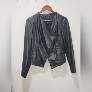 Baccini Faux Leather Jacket M